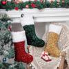 Hanging Christmas Stocking Large Size Xmas Gift Bag Sequin Christmas Gift Socks  Christmas Decor