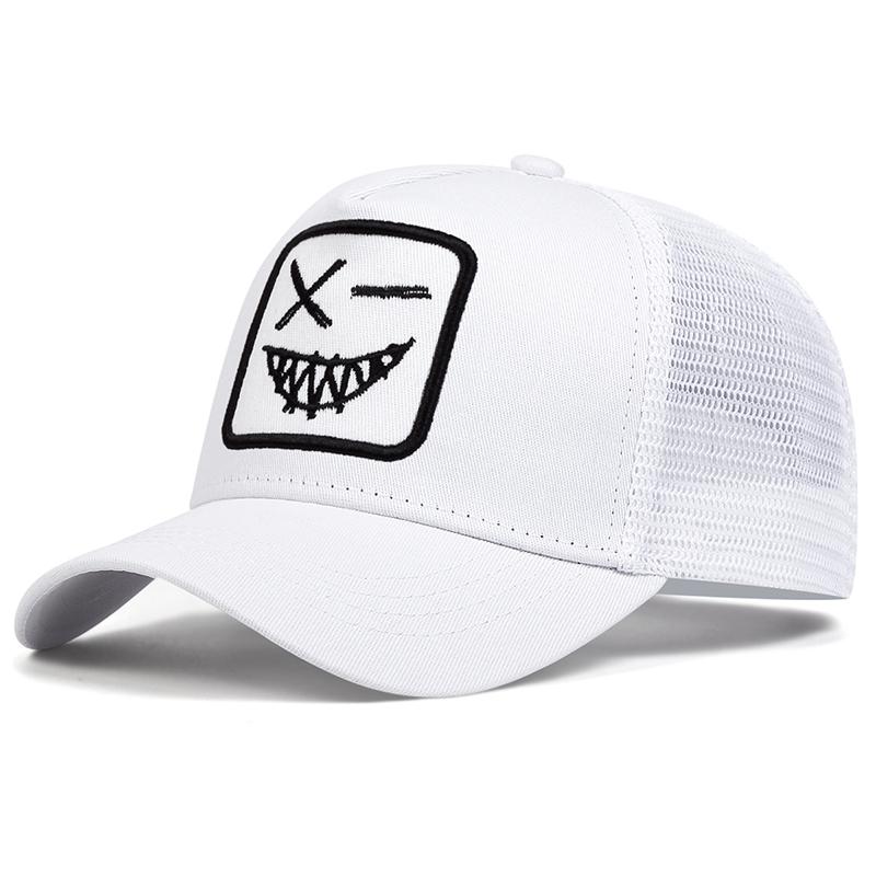 Унисекс Повседневная бейсболка Спортивная кепка Snapback Кепка для гольфа Хлопковая вышивка Хип-хоп шляпы Летние дышащие сетчатые кепки Gorras