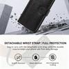 Butterfly Flower Zipper Wallet Vegan Leather Phone Case with Strap For iPhone 15 Pro Max