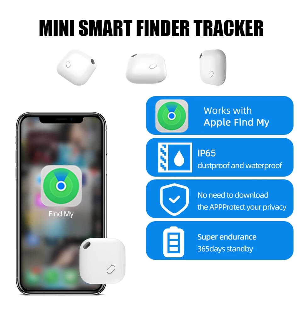 Mini Tracking Device for Apple Find My Key Smart ITag Child Finder Pet Car GPS Lost Tracker Smart Bluetooth Tracker IOS System
