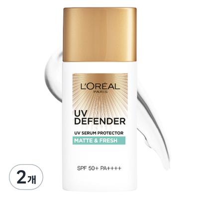 L'Oréal Paris UV Defender Matte & Fresh Sun Cream 50+ PA++++, 50 мл, 2 шт.