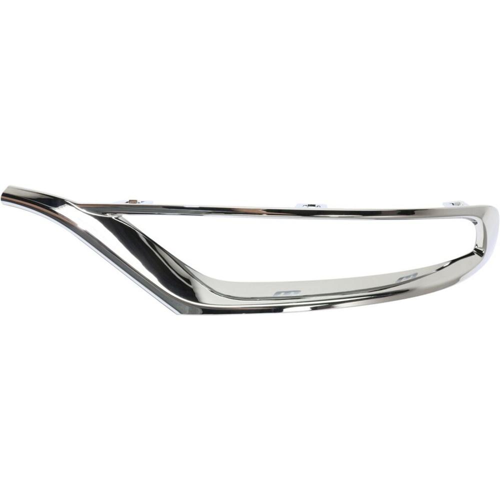 Bumper Trim Set For 2015-2022 Chrysler 300 Front Outer Center Applique Chrome