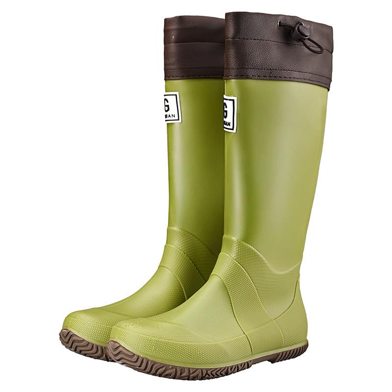 Japanese Rain Boots Parent-child Water Boots Men's and Women's Rain Shoes Non-slip Water Boots High Water Shoes Hiking Rubber Shoes