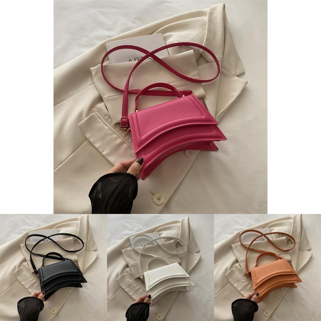 Chic Street Style 2024 New Trendy Shoulder Small Square Bag Versatile And Fashionable
