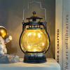 OuuZuu Led Lantern Christmas Decoration Lantern Christmas Vintage Castle Hanging LED Light Retro Candle Holder Lantern Hang Lamp
