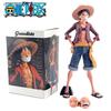 Горячая 24 см Аниме Фигурка One Piece Уверенный Улыбающийся Луффи Три Формы Лица Меняющаяся Кукла Фигурка Действия Модель Игрушки Наборы