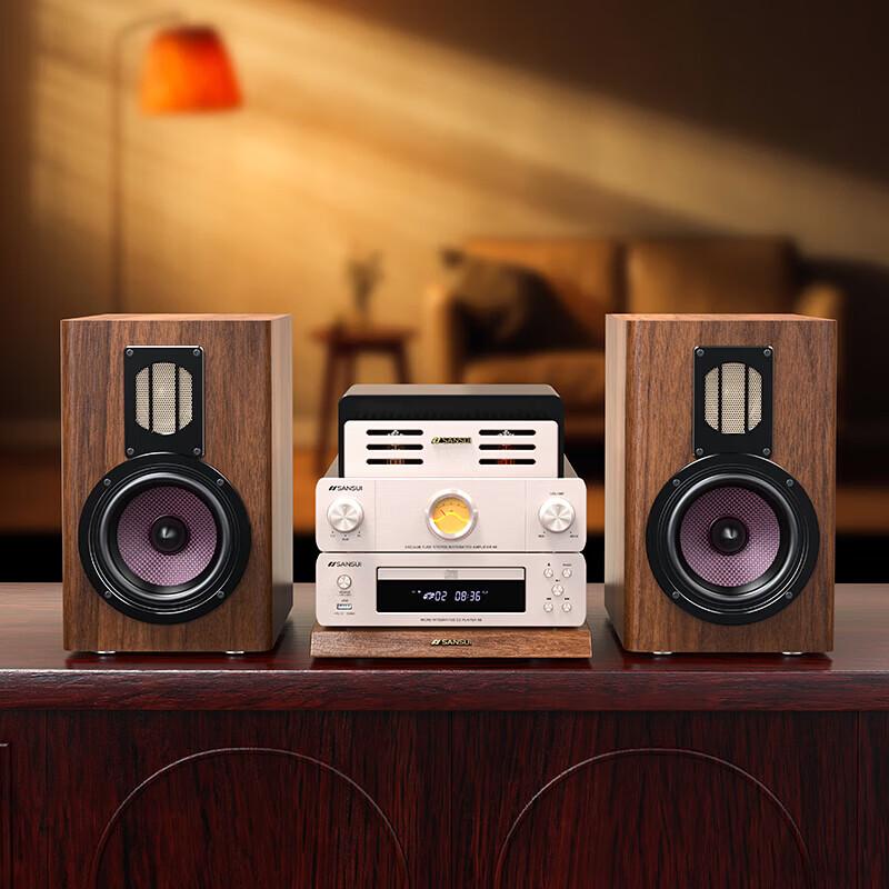 SANSUI N7 HIFI ламповый усилитель и CD-проигрыватель Система CN вилка (адаптер в комплекте)