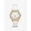 Часы Michael Kors MK4818 с паве цвета шалфея, золотистого тона и тиснением под крокодила