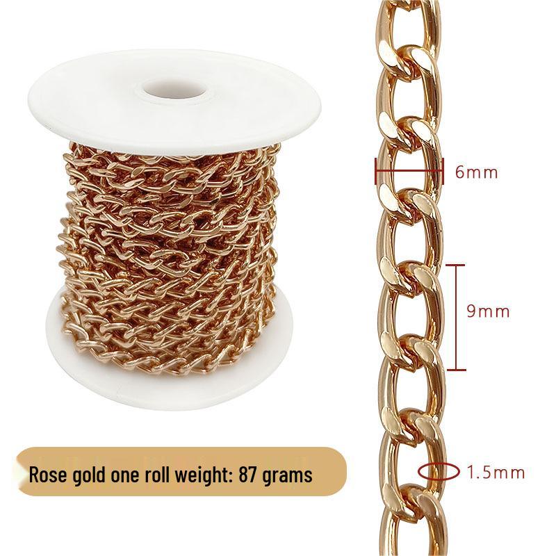 Трансграничное DIY ожерелье ручной работы: Полуфабрикаты из металла и алюминия, цепочки, ювелирная фурнитура