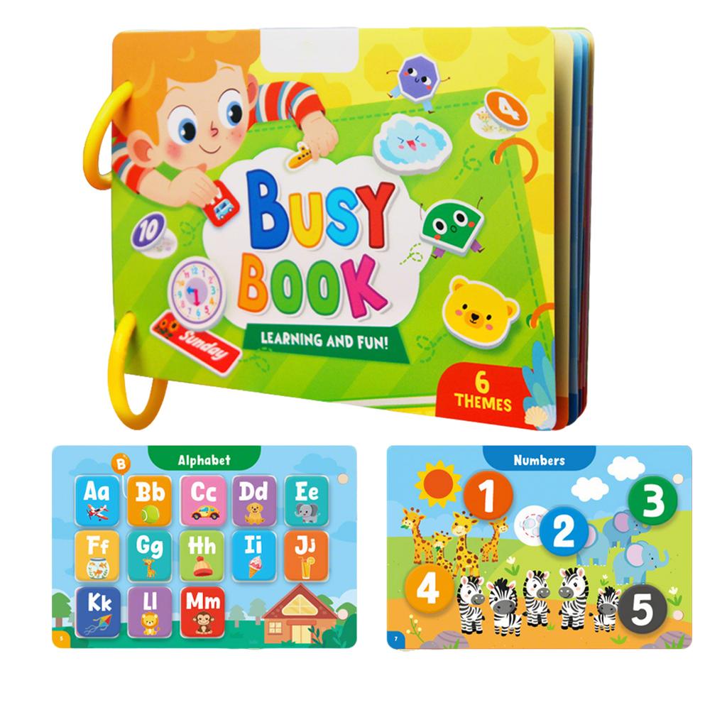 Interactive Education Learning Sticker Book Children's Puzzle Toys