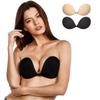 2 Pairs Self-adhesive Bra Invisible Strapless, Poly Silicone Adhesive Bra for Women's Backless Dresses