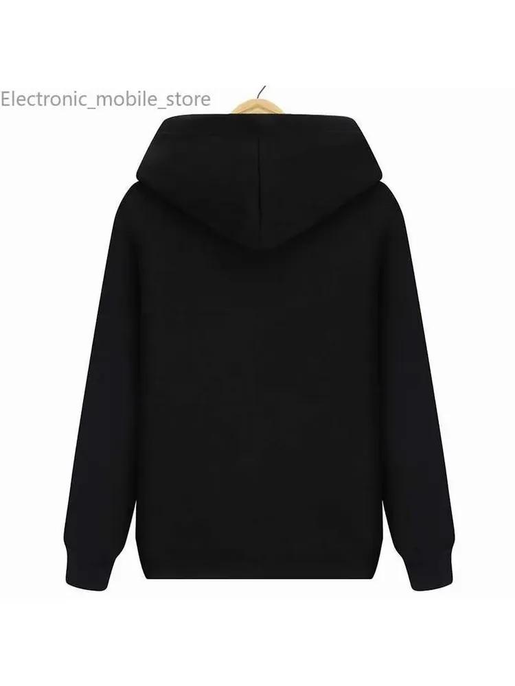 An Orange Fox Illustration hoodie-Casual Pullover Sweatshirt