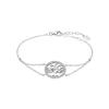Women's Bracelet - Lotus Silver - LP1746-2-1 - Silver - Tree Of Life - Silver