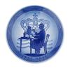 Импортная коллекционная юбилейная тарелка Royal Copenhagen Blue 18 см Royal Copenhagen 250-летний юбилей 18 см в диаметре Синяя 1074930 [Обычный продукт]