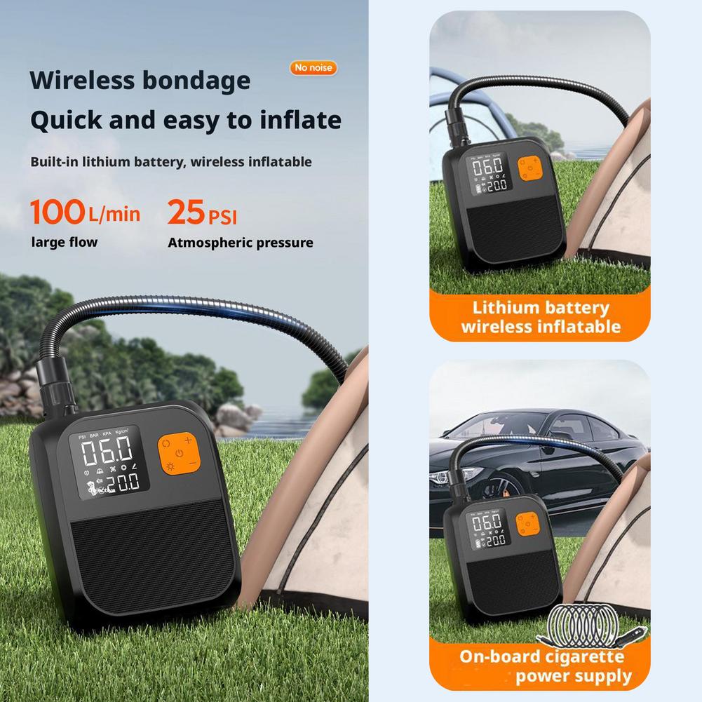 Электрический насос для паддлборда 25 фунтов на квадратный дюйм, воздушный компрессор, портативный насос SUP, аккумуляторный электрический воздушный насос 2000 мАч для каяка, лодки, Inf T5H3