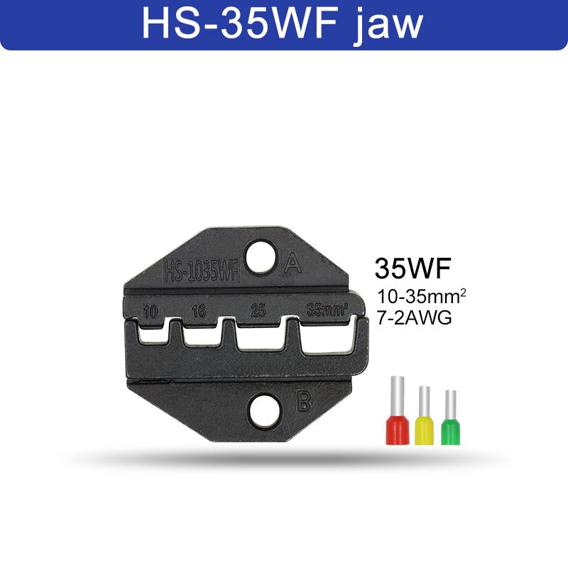 1 шт. HS обжимные клещи, плоскогубцы, штампы, вилка, изоляция трубки, неизолированный флаг, клеммы для коаксиального кабеля, сменные обжимные YEFYM