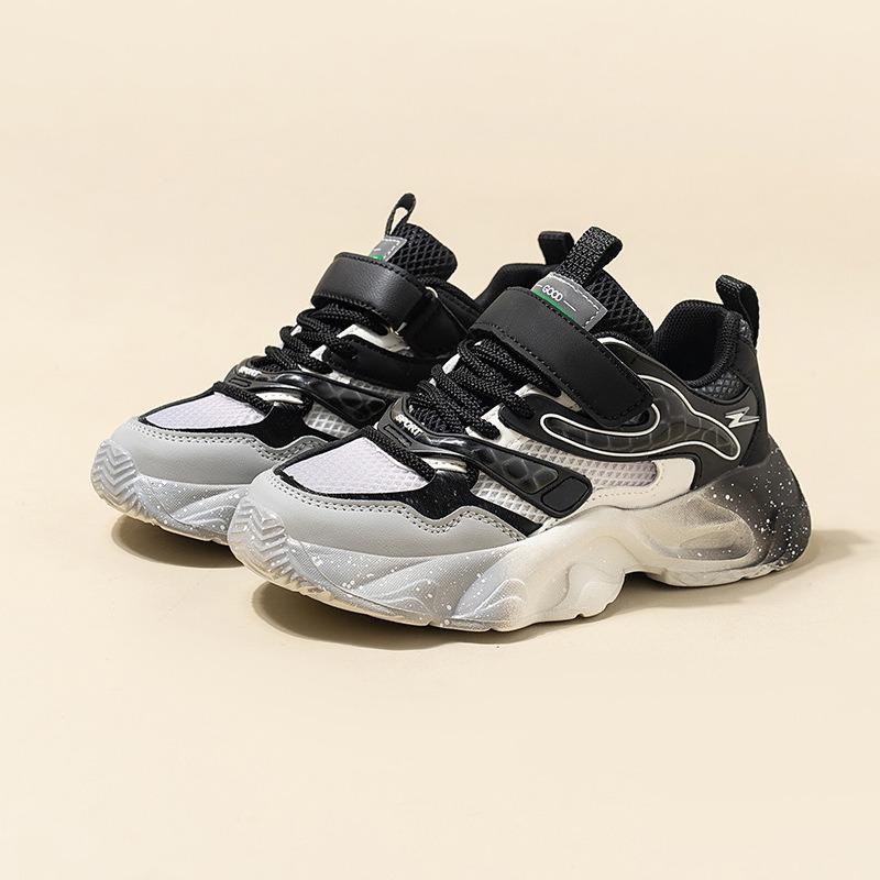 Обувь для девочек Daddy Shoes Весна и осень Новые детские сетчатые туфли Спортивная обувь для мальчиков Детские кроссовки для бега CuHK Children Light Sole Shoes