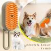 Electric Steamy Cat Brush 3 In 1 Pet Grooming Comb Anti-splashing Cat Brush with Steam Spray Hair Removal Combs Dog Brush