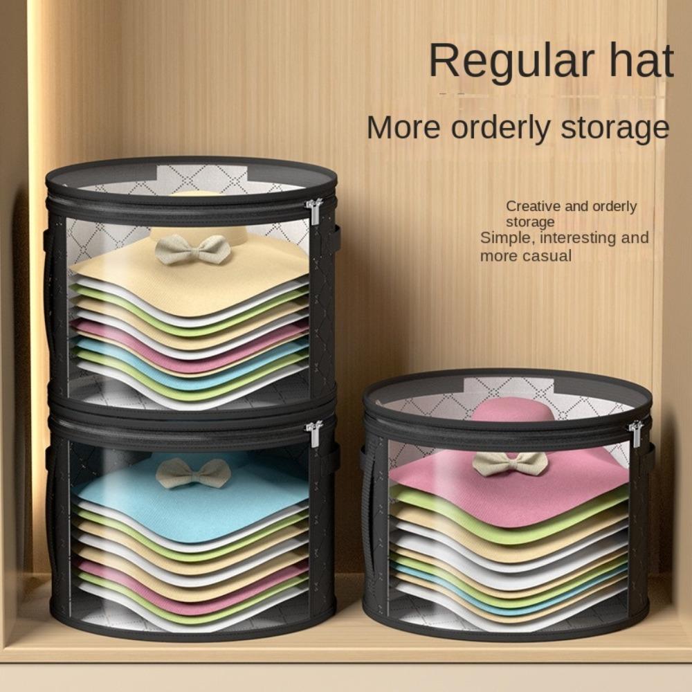 Large Capacity Brim Hat Storage Bag Foldable Clothing Hat Toy Storage Bag Clothing Hat