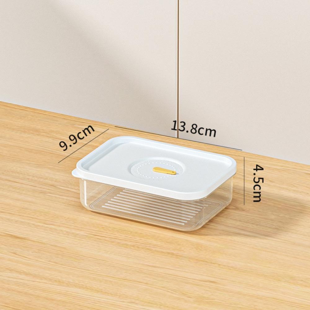 Прозрачный ящик для хранения продуктов Фрукты Мясо Консервация Упаковочная коробка для мяса Кухонные принадлежности