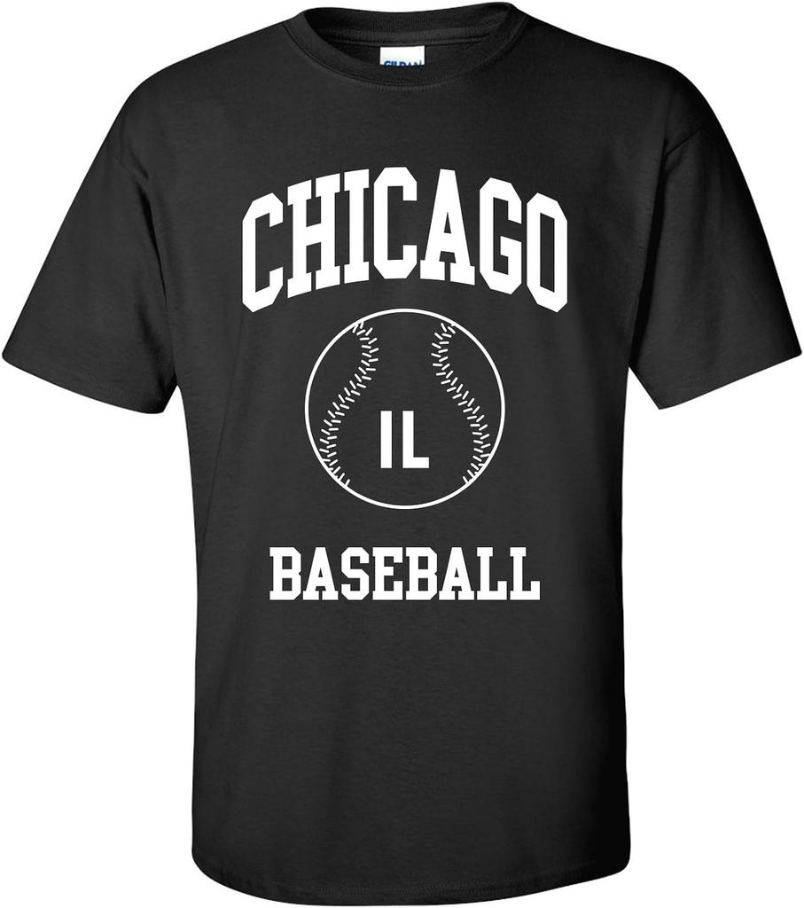 Chicago IL Baseball Graphic T-shirt