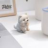 Настольное украшение для щенка, 3D-печатная фигурка померанского шпица, реалистичная модель собаки, статуэтка, художественная статуэтка, животное для стола, декоративный элемент для рабочего стола, дом