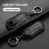 Чехол-накладка для ключа автомобиля для Porsche 718 Cayenne Panamera 911 Macan Taycan Cayman Boxster Кожа высшего слоя Аксессуары для ключа автомобиля