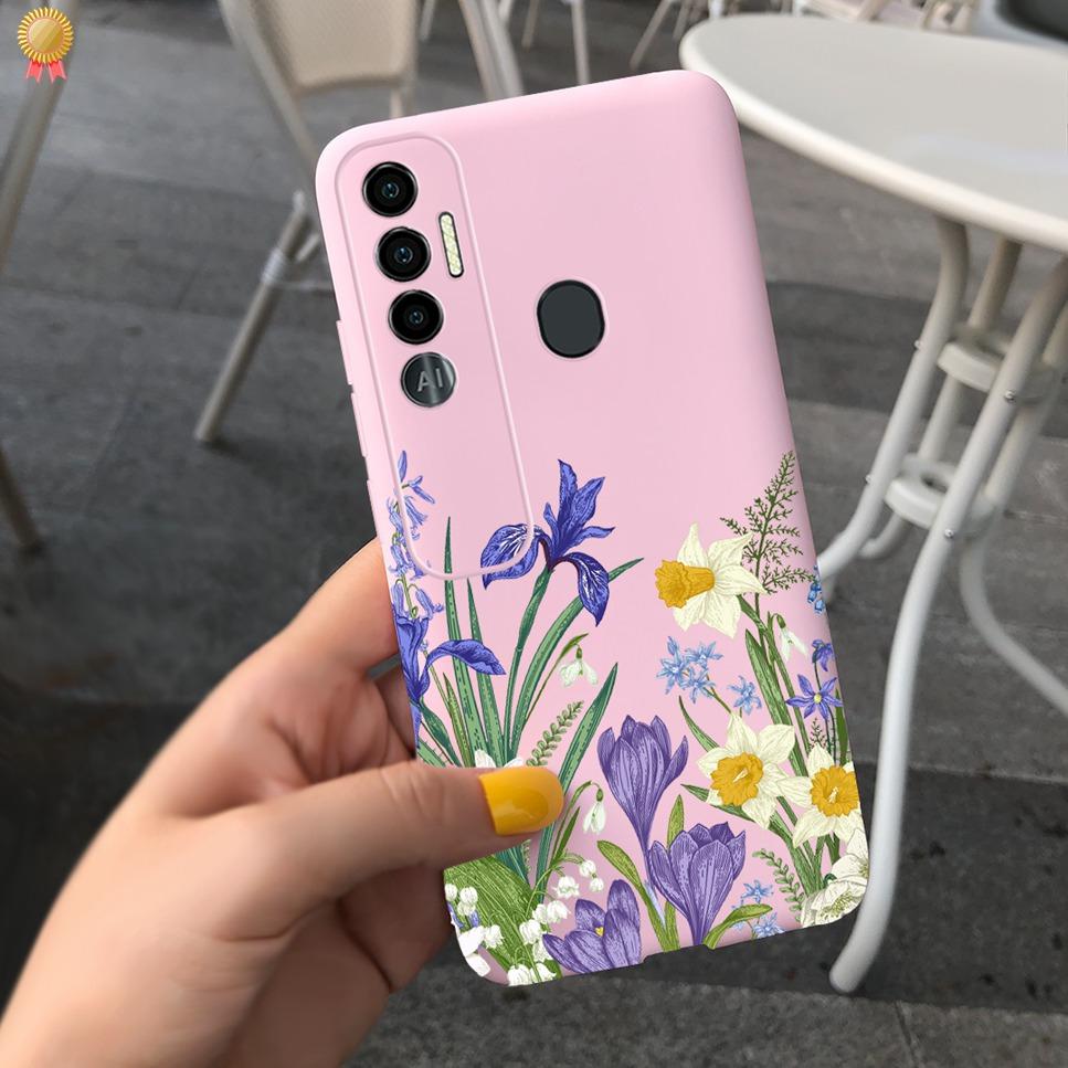 Чехол для Tecno Spark 7 P Pro 7P 7Pro Милые Девочки Медведь Задняя Крышка Силиконовый Для Tecno Spark7 P Pro Spark 7 P Pro 7P 7Pro Чехол для Телефона