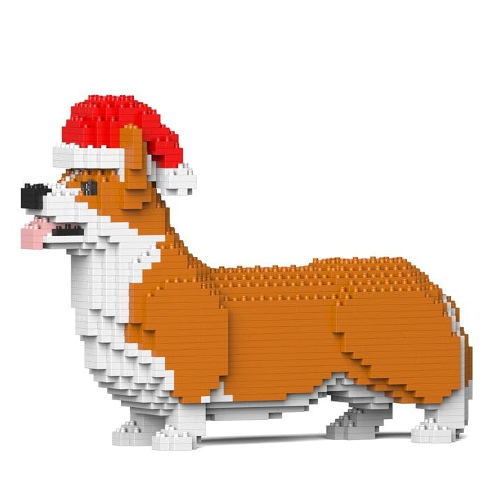 JEKCA Jekkablock Вельш-корги 02S-M01 (Рождественская версия) ST17WC02-M01