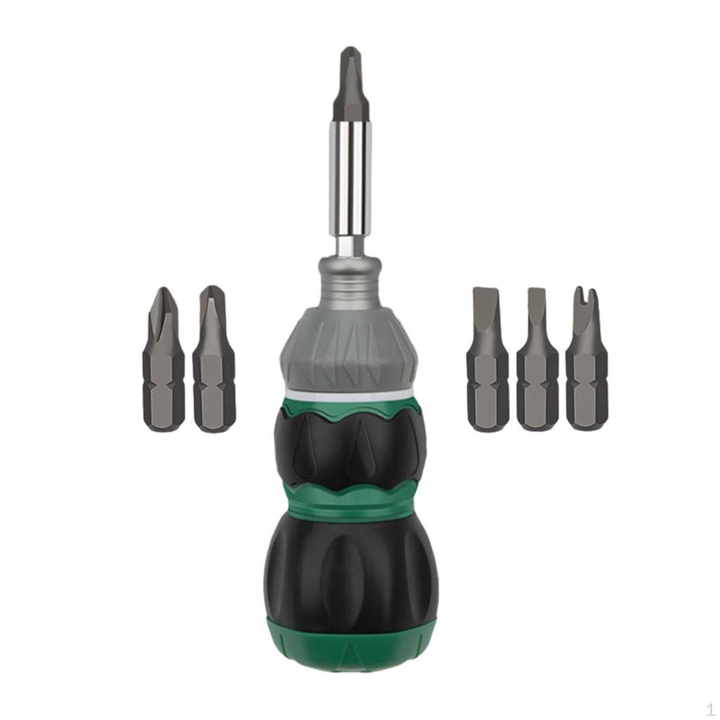 Мини-короткая отвертка с трещоткой, многофункциональная телескопическая бытовая техника