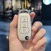 Чехол для ключей из ТПУ с серебряным краем для Ford F-150 F-250 F-350 Explorer Ranger KA Fiesta Mondeo, чехол без ключа с дистанционным управлением, брелок в виде ракушки, держатель для кожи