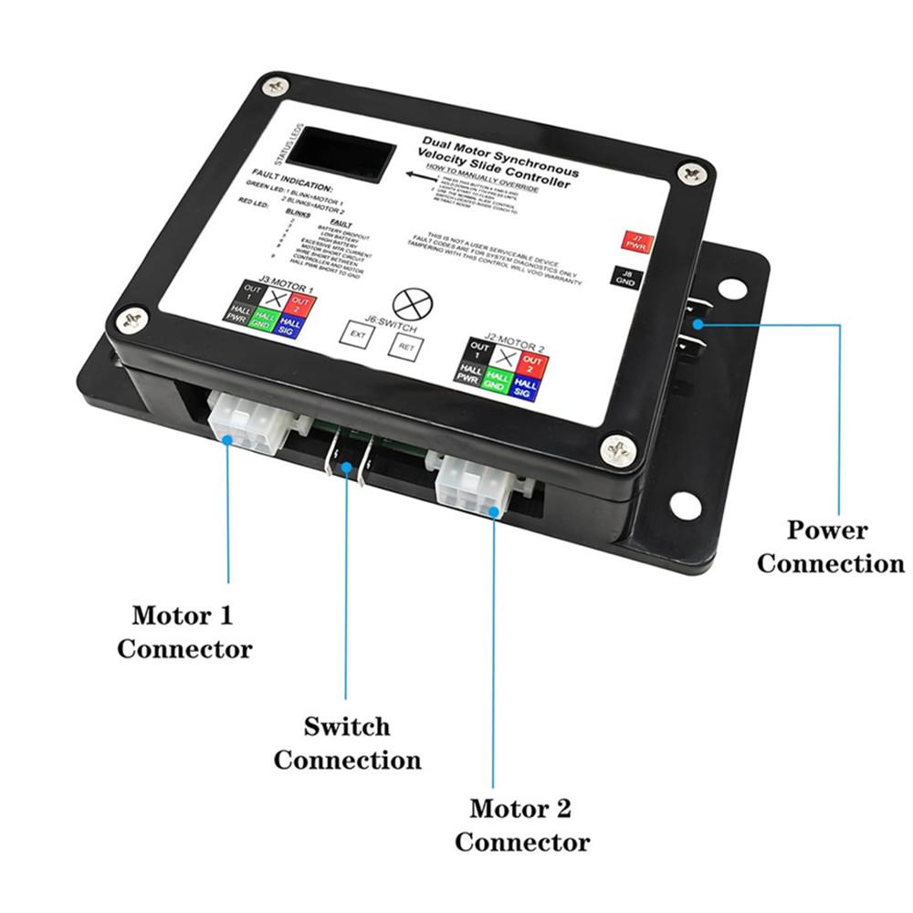 Dual Motor Synchronous Velocity Slide Controller For 13398D0 13398-D0