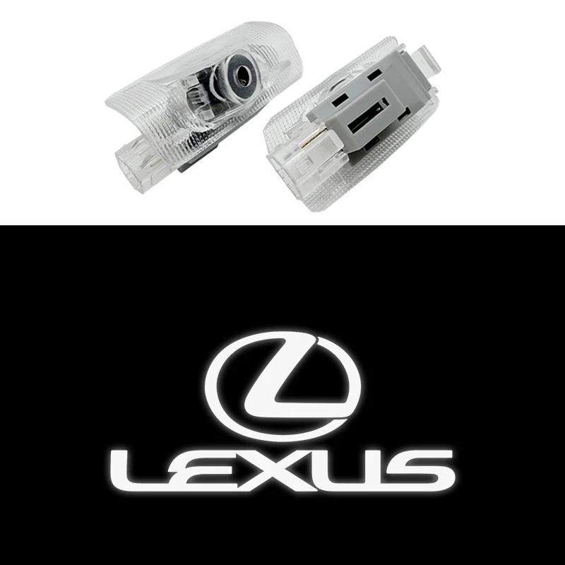 For Lexus F SPORT ES RX NX LS UX LM LX GX LC RZ IS CT GS RC HS SC TX LBX IS300 RX3 LED Car HD Door Welcome Ghost Shadow Light