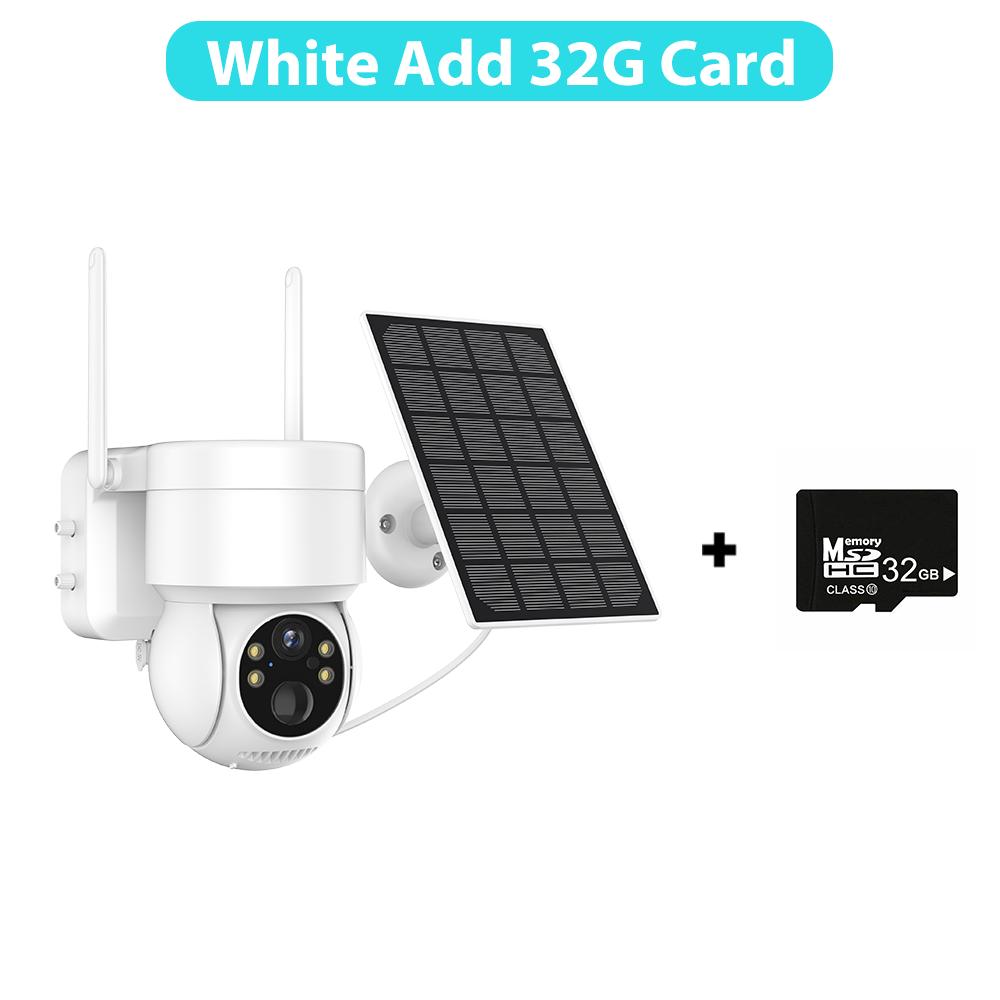 PTZ IP Camera Outdoor Wireless Solar Wifi Camera With Solar Panel 4MP HD Built-in 7800mAh Recharge Battery PIR Human Alarm iCsee