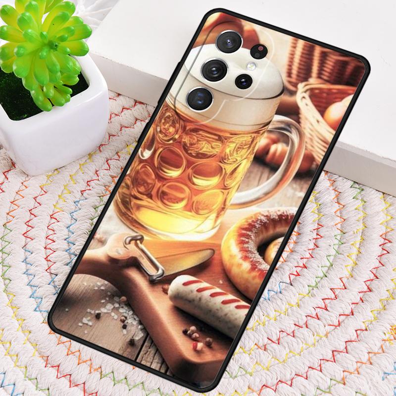 Традиционное пиво и хлеб Чехол из ТПУ для телефона Samsung Galaxy note 10 pro S26 S25 S24 S23 S22 Ultra Plus S21 FE S20