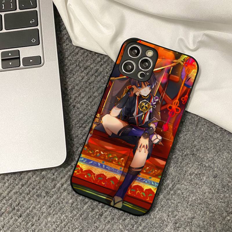 Чехол для телефона Genshin Impact Scaramouche для iPhone 11 12 13 mini pro XS MAX 8 7 6 6S Plus X 5S SE 2020 XR