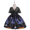 Платье на Хэллоуин для девочек, платье на крестины 3-го года, день рождения, детское праздничное и свадебное платье, платье принцессы для малышей 3, 5, 6, 7, 8, 9