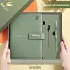 Персонализированный подарочный набор с бизнес-блокнотом и логотипом: Включает блокнот, ручку и USB-накопитель - Идеально для корпоративных встреч и в качестве сувениров.