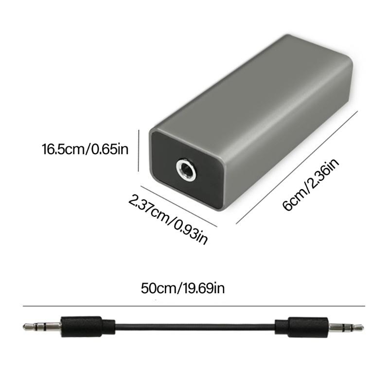 Фильтр подавления звука 3,5 мм Устраняет шум земляной петли Изоляторы для автомобильных и домашних стереосистем