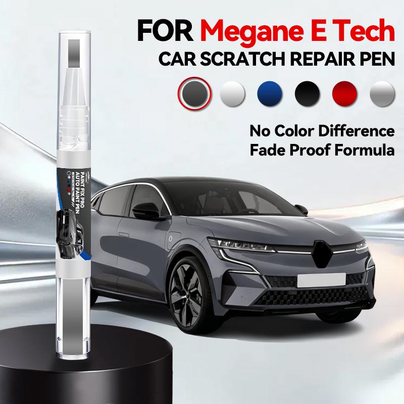 For Renault Megane E-Tech Car Paint Repair Pen Touch Up Scratch Remover DIY Auto Accessories Black White Blue Red 578 NNP Grey