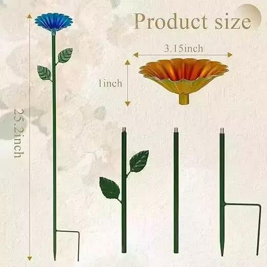 Wrought Iron Shepherd's Hook: Outdoor Garden String Light Support Pole for Courtyard and Balcony.