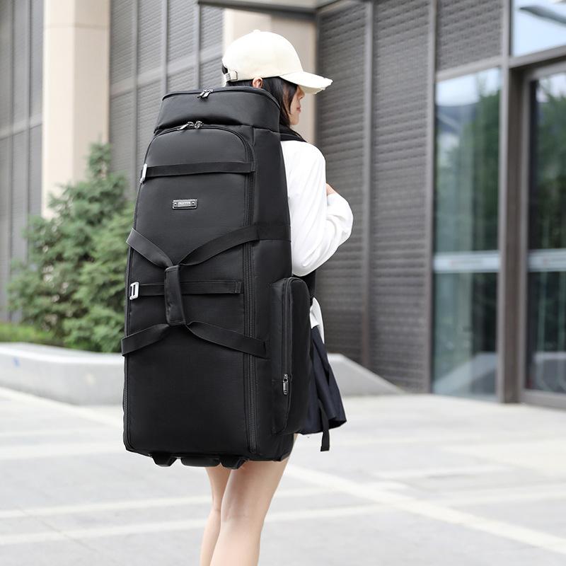 Портативная дорожная сумка, сумка-тележка, дорожная сумка на колесах для улицы, спортивная сумка, сумка для хранения одежды, большой рюкзак на плечи