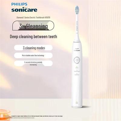 Звуковая электрическая зубная щетка DiamondClean 1 серии HX5070 штепсель CN (адаптер в комплекте)