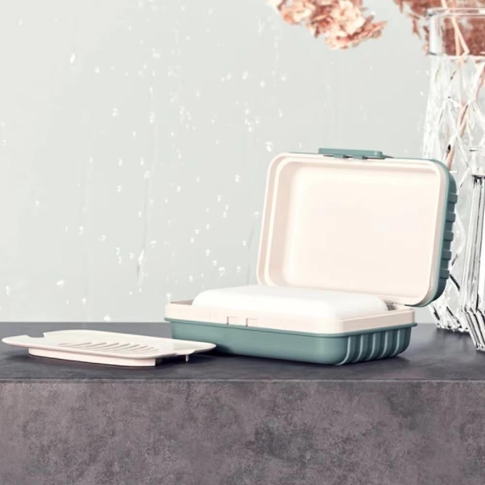 Thickened Travel Soap Dish Waterproof Soap Case Portable Plastic Soap Box  Dormitory