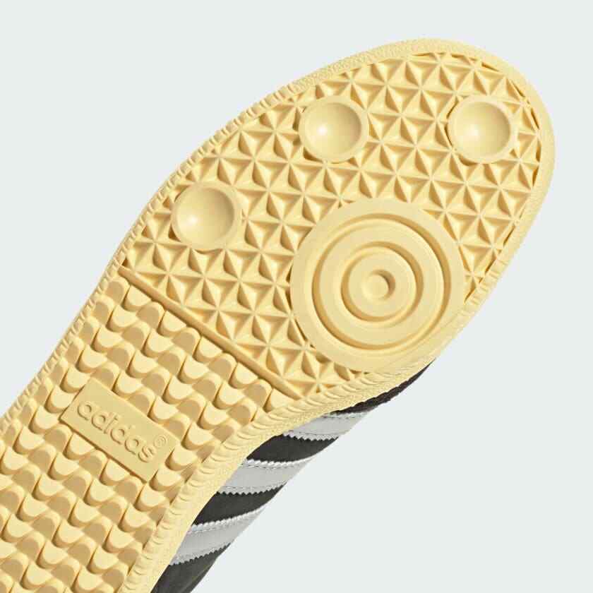 IE8128 adidas Originals Samba OG Черный Матовый Серебристый Почти Желтый (Женский)