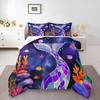 Butterfly Dream Catcher Comforter Set for Kids Teens Girls, Mandala Feather Bedding Down Comforter Twin Size, Bohemian Duvet Insert, Galaxy
