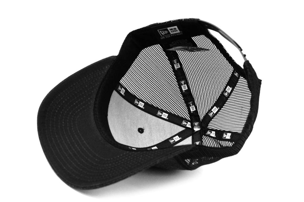 [New Era] Trucker Cap Low Profile Snapback BLACKBLACK