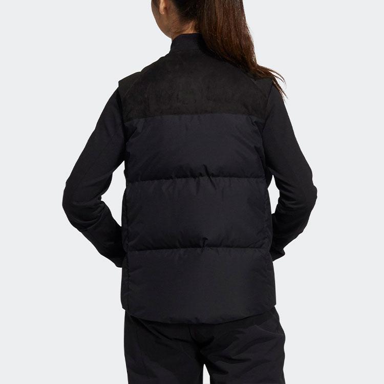 adidas FW22 Твердый повседневный пуховик Женская верхняя одежда Черный H23077