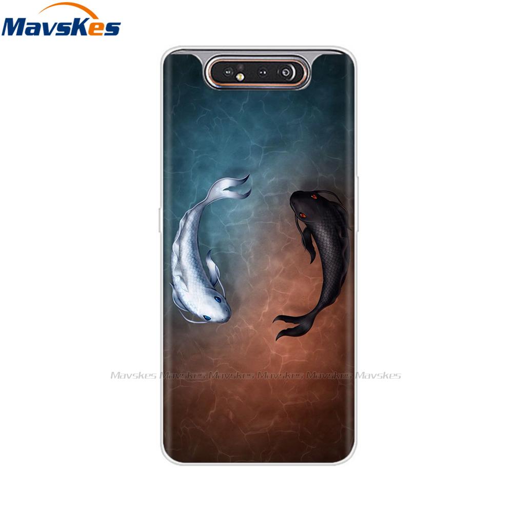 Чехол для Samsung Galaxy A80 A805 Силиконовый Мягкий ТПУ Чехол для Телефона Для Samsung A80 2019 A 80 GalaxyA80 A805F A805 SM-A805F/DS Обложка