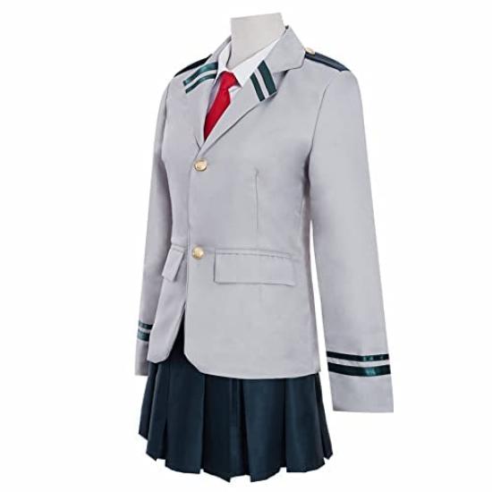 My Hero Academia Cosplay Hero Academia Costume Uraraka Ochako Yaoyorozu Momo Frogbuki Tsuyu Yuei High School Girls Uniform My Hero Academia Style